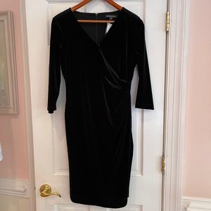 Brooks Brothers Black Velvet Women's Dress NWT Size 6
